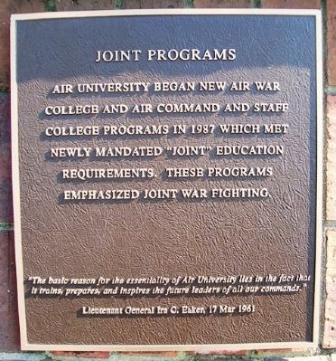 Joint Programs Marker image. Click for full size.