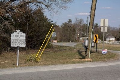 Hat Creek Church Marker. Click for full size. Hat Creek Church Marker image. Click for full size.
