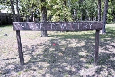 Slave Burial Ground in Old Round Rock Cemetery Marker. Click for full size. Slave Burial Ground in Old Round Rock Cemetery Marker image. Click for full size.