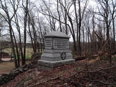 77th New York Infantry Marker (Rear View) image. Click for full size.