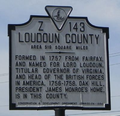 Loudon County Marker image. Click for full size.