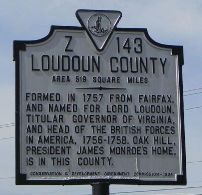 Loudon County Marker image. Click for full size.