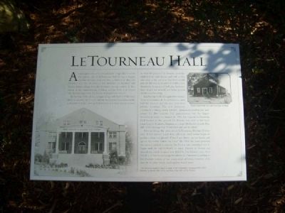 LeTourneau Hall Marker image. Click for full size.