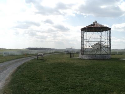 Marker on the Eisenhower Farm. Click for full size. Marker on the Eisenhower Farm image. Click for full size.