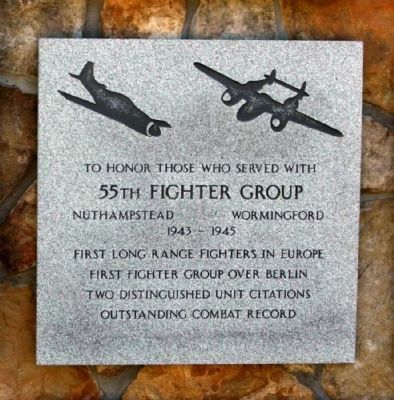 55th Fighter Group Marker. Click for full size. 55th Fighter Group Marker image. Click for full size.