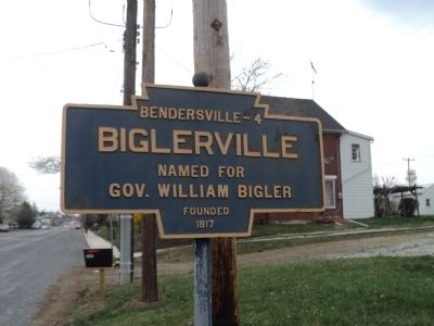 Biglerville Marker. Click for full size. Biglerville Marker image. Click for full size.