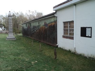The Coster Avenue Mural and Marker image. Click for full size.