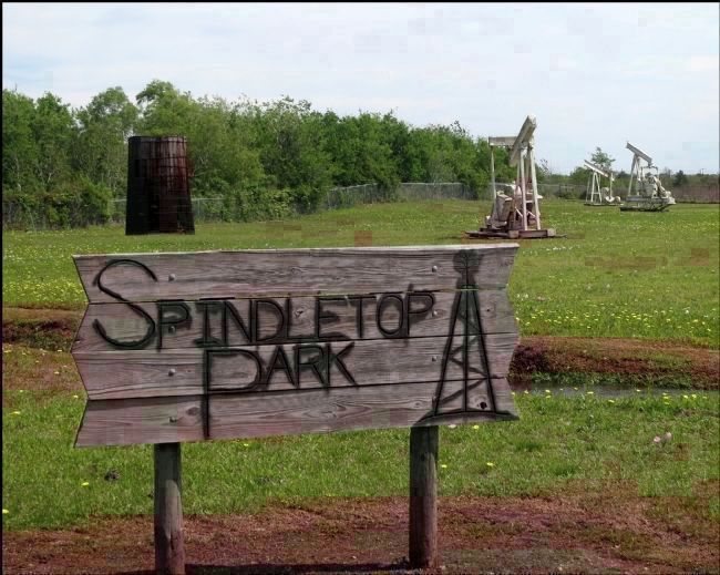 Spindletop Park -- the Actual Location of the Lucas Gusher image. Click for full size.