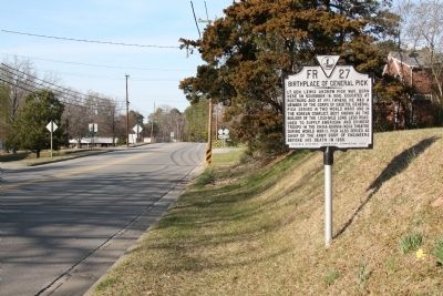 Birthplace of General Pick Marker. Click for full size. Birthplace of General Pick Marker image. Click for full size.