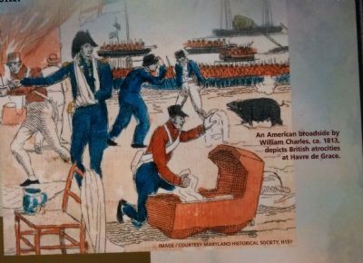 British looting Havre de Grace image. Click for full size.