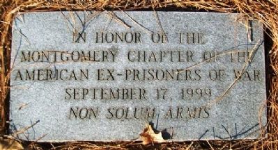 Montgomery Chapter of the American Ex-Prisoners of War Marker image. Click for full size.