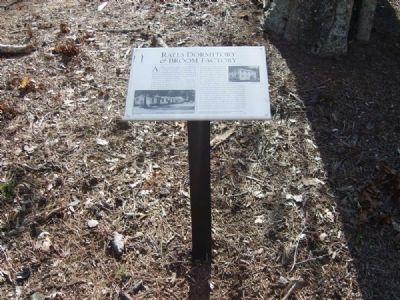 Ralls Dormitory & Broom Factory Marker. Click for full size. Ralls Dormitory & Broom Factory Marker image. Click for full size.