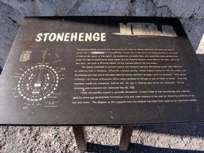 Stonehenge Marker image. Click for full size.