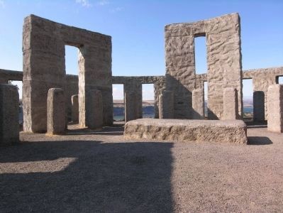 Inside View of Stonehenge Monument image. Click for full size.