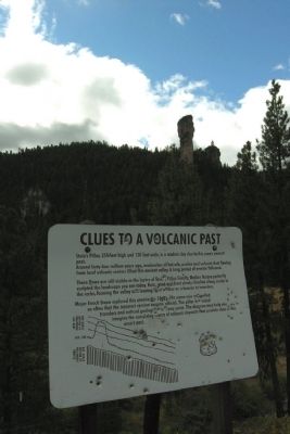 Clues to a Volcanic Past Marker image. Click for full size.