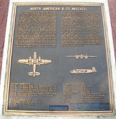 North American B-25 Mitchell Marker. Click for full size. North American B-25 Mitchell Marker image. Click for full size.