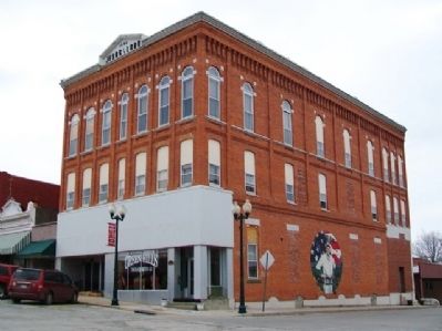 Home of Babe Adams Mural image. Click for full size.