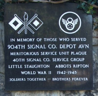 904th Signal Co. Depot AVN Marker image. Click for full size.