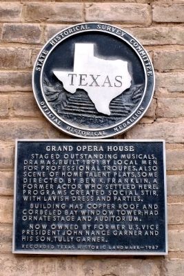 Grand Opera House Marker. Click for full size. Grand Opera House Marker image. Click for full size.