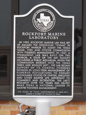 Rockport Marine Laboratory Marker image. Click for full size.