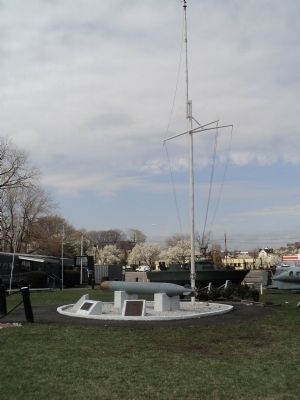 Marker at the New Jersey Naval Museum. Click for full size. Marker at the New Jersey Naval Museum image. Click for full size.