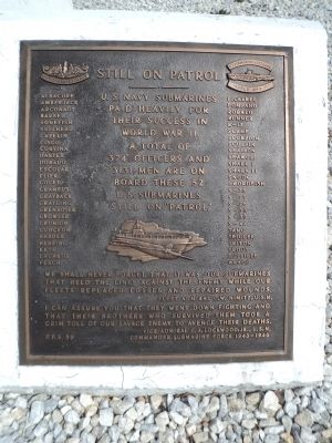 Still on Patrol Marker. Click for full size. Still on Patrol Marker image. Click for full size.