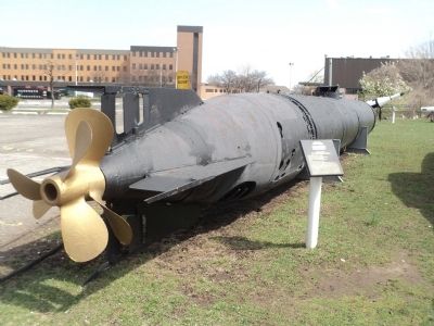 Marker at the New Jersey Naval Museum. Click for full size. Marker at the New Jersey Naval Museum image. Click for full size.