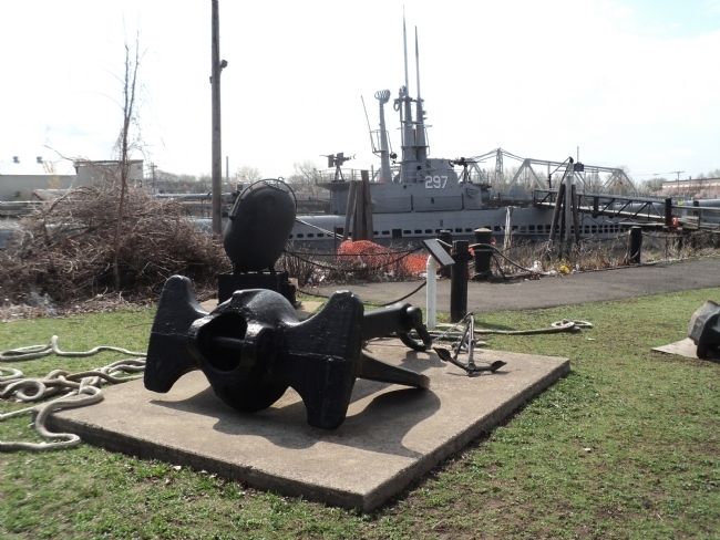 Marker at the New Jersey Naval Museum. Click for full size. Marker at the New Jersey Naval Museum image. Click for full size.