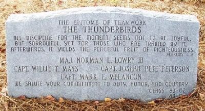 The Thunderbirds Marker image. Click for full size.