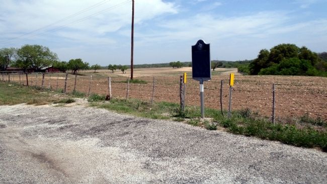 Battle of the Arroyo Hondo Marker site on FM 462 image. Click for full size.