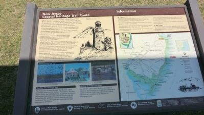 New Jersey Coastal Heritage Trail Route Marker. Click for full size. New Jersey Coastal Heritage Trail Route Marker image. Click for full size.