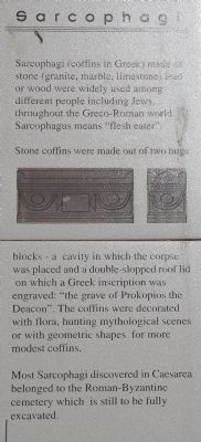Sarcophagi Marker image. Click for full size.
