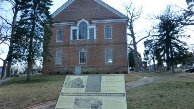 Old Broad Street Presbyterain Church Marker. Click for full size. Old Broad Street Presbyterain Church Marker image. Click for full size.