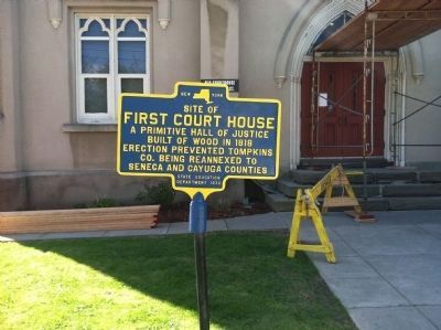First Court House Marker. Click for full size. First Court House Marker image. Click for full size.