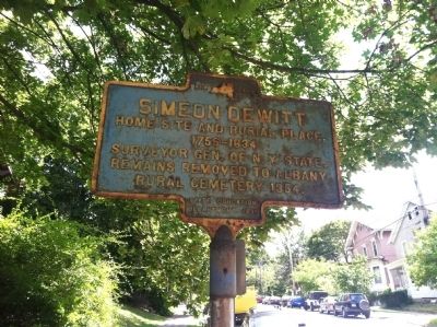 Simeon De Witt Marker. Click for full size. Simeon De Witt Marker image. Click for full size.