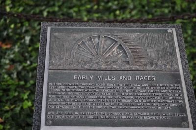 Early Mills and Races Marker. Click for full size. Early Mills and Races Marker image. Click for full size.