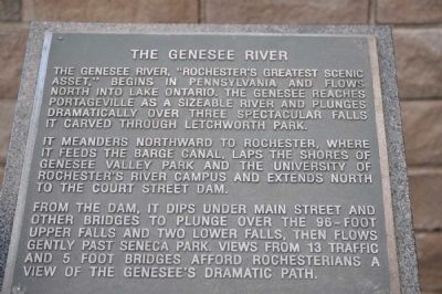 The Genesee River Marker image. Click for full size.