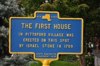 The First House Marker. Click for full size. The First House Marker image. Click for full size.