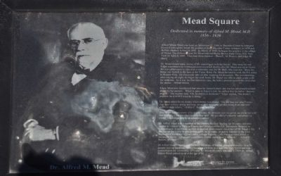 Mead Square Marker. Click for full size. Mead Square Marker image. Click for full size.