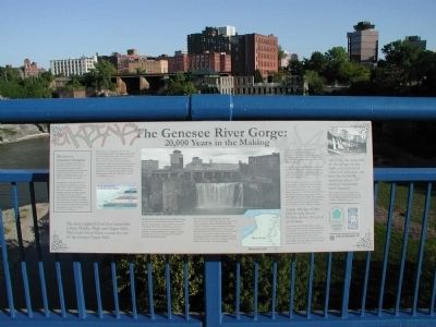 Genesee River Gorge: 20,000 Years in the Making Marker image. Click for full size.