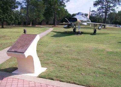 North American F-100D "Super Sabre" and Marker. Click for full size. North American F-100D "Super Sabre" and Marker image. Click for full size.