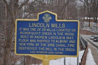 Lincoln Mills Marker image. Click for full size.