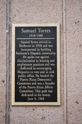 Samuel Torres Marker. Click for full size. Samuel Torres Marker image. Click for full size.