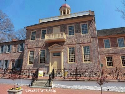 New Castle Court House 1732 Marker. Click for full size. New Castle Court House 1732 Marker image. Click for full size.