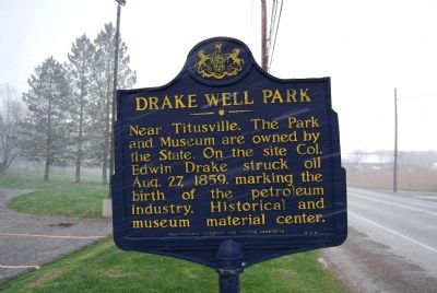 Drake Well Park Marker image. Click for full size.