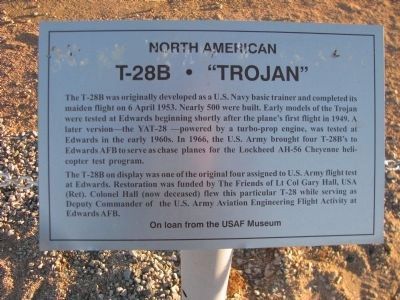 T-28B - "Trojan" Marker. Click for full size. T-28B - "Trojan" Marker image. Click for full size.