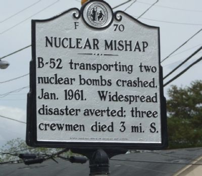 Nuclear Mishap Marker. Click for full size. Nuclear Mishap Marker image. Click for full size.
