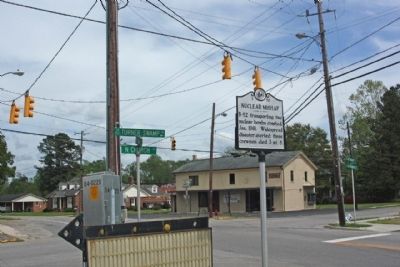 Nuclear Mishap Marker at West Main Street and North Church Street. Click for full size. Nuclear Mishap Marker at West Main Street and North Church Street image. Click for full size.