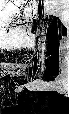 Nuclear Mishap One of the Mk 39 nuclear weapons largely intact, with its parachute still attached. Click for full size. Nuclear Mishap One of the Mk 39 nuclear weapons largely intact, with its parachute still attached image. Click for full size.