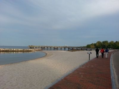 Yorktown's Riverwalk. Click for full size. Yorktown's Riverwalk image. Click for full size.